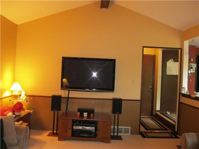 Family Room. CATHEDRAL CEILING.