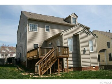 Nice Deck with steps to fenced in Yard, just the r