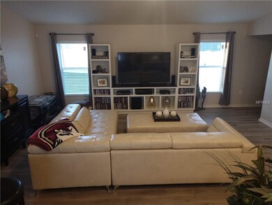 Living room facing toward entertainment area