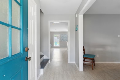 As you step in the front door