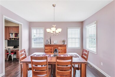 This dining room is plenty large enough for your formal dining room furniture.