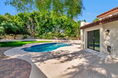 New pool exterior