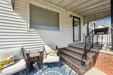Beautiful front porch and sitting area