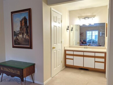 Master sink in master bedroom with walk-in closet
