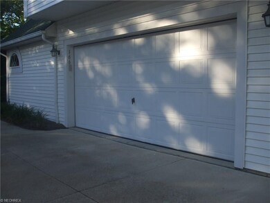 Spacious two car attached garage for easy entry