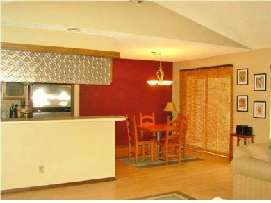 View into the Dining/Kitchen Area