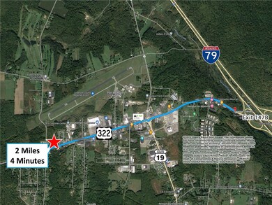 2 Miles from I-79 (Exit 147B)