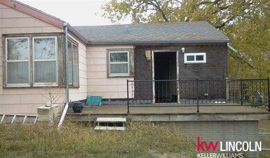 West patio leads into a nice sized mud room.