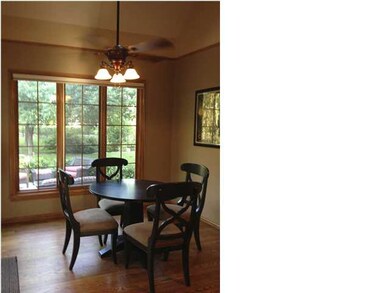 Breakfast nook with great morning sunlight.