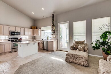 Kitchen & family room