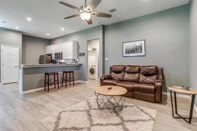 Kitchen is open to Living Room