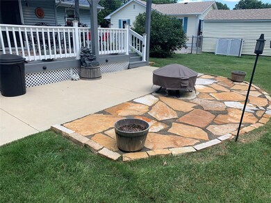 Patio area is perfect for a firepit on those chill