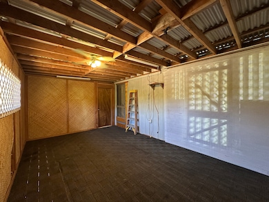 Enclosed portion of the lanai