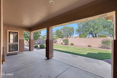 Large covered patio