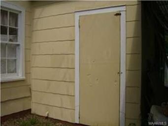 Attached outside storage room