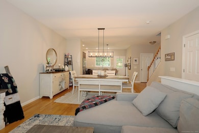 Open concept living room, dining room and kitchen