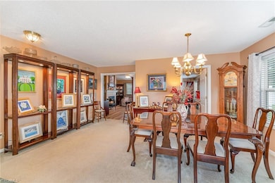 Dining room to Den