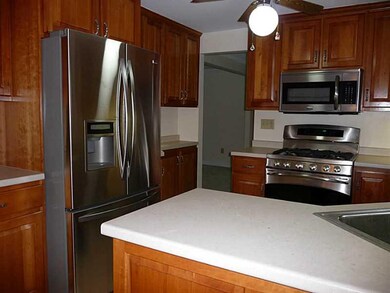 Kitchen. Peninsula to the right of the sink opens 