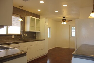 Kitchen with new recessed lights