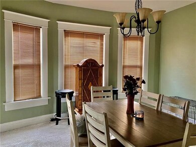 Large formal dining area