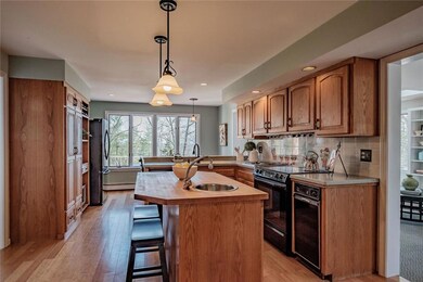 Eat-in Kitchen has a pantry, center...