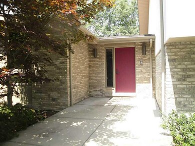 Exterior Front. The walkway to the front entry is 