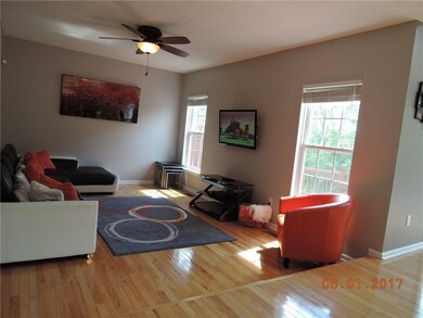 Step down Family room from Kitchen