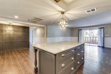 Kitchen Great Room and Dining Room