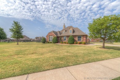 Gorgeous yard, home set back and full fence around
