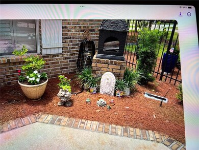 Front courtyard fireplace to enjoy.