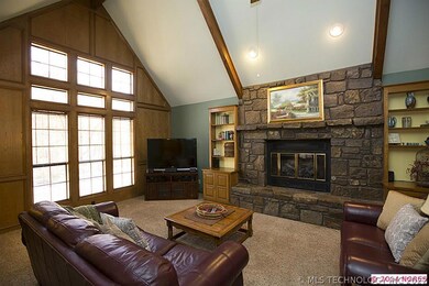 Great room has heat-o-later fireplace and newer ve