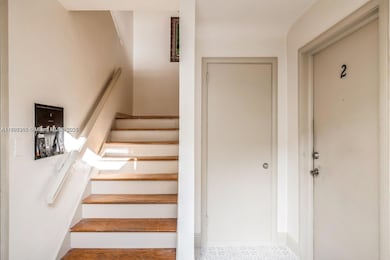 Apartment #1 for rent. On the left.  4 unit building.