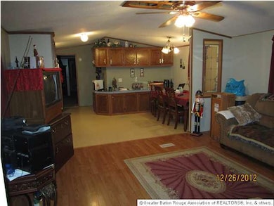 Living room and dining open floor plan