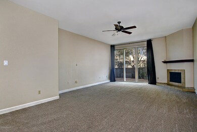 Living Room and Fireplace