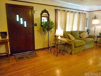 Original Oak Front Door is Extra Wide