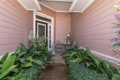 This front entry welcomes you.