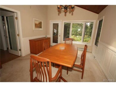 Formal Dining Room with door to separate deck area