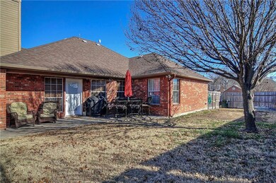 Great open patio and large backyard