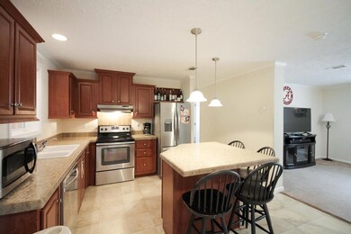 Kitchen Island, Stainless Steel Appliances