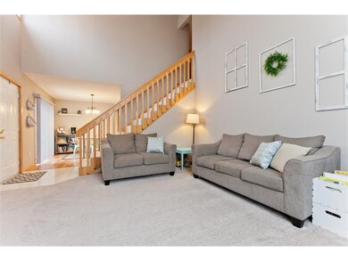 Front entrance and living room