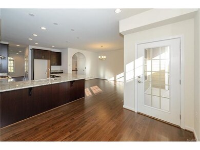 Large island with plenty of room for seating. Cust