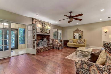 Double Doors leading to the Nice Sunroom
