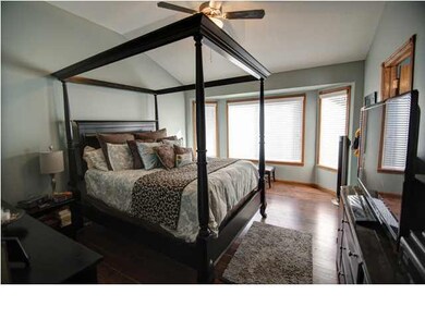 Master Bedroom with Bay Windows
