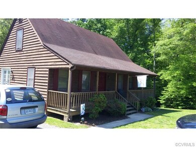 Side view of home showing AWESOME full front porch
