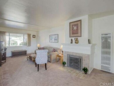 Living room East w fireplace and wall heater