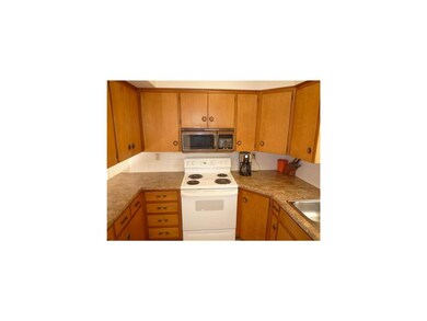 Kitchen. Ample oak cabinets with new laminate coun