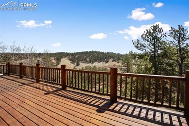 Deck off the living room.