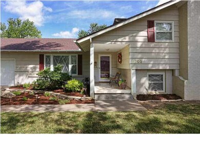Warm and inviting front porch!
