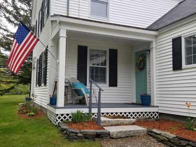 Picturesque front porch