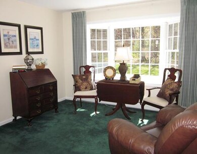 Living Room. Beautiful bay window...